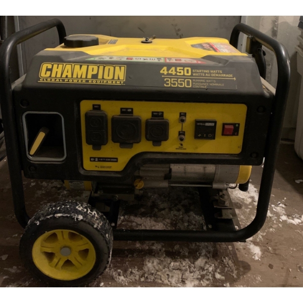 Champion Generator 4450/3550W - Untested 