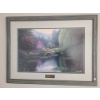 Image 1 : "Spring Reflections" Print by Charles White Framed Under Glass 33 X 24