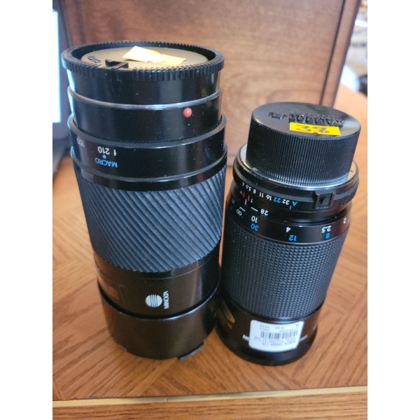 MINOLTA AF Lens 70-210mm & KIRON 28-210mm F4-5.6 Macro (Pentax K)