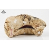 Image 3 : "Basin Theology" Contemporary Rustic Stoneware Statue w/ Deep Red Inner Glaze 6''*11''INCHES