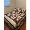 Image 1 : Double Bed w/ Quilts, Mattress, Box Spring and Frame 