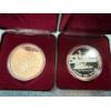 Image 1 : 1990 and 1991 silver proof dollars Henry Kelsey Tricentennial , The Frontenac, 175th Anniversary 46.