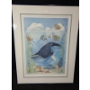 Image 1 : "Underwater Alaska",Artist:Barbara Lavallee,321/750,Offset Lithograph Framed Under Glass 22.5 X 28.5