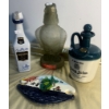 Image 1 : Decorative Liquor Bottles and Glass Dish