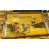 Image 4 : Flowers 3D Relief 11.5 x 20, Metal Art 7 x 16, Trays 20 x 12 (Can Also be Hung)
