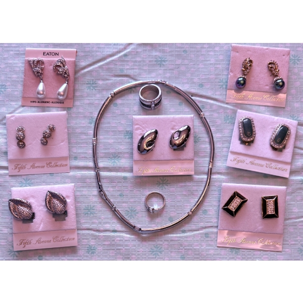 Jewelry Including Fifth Avenue Collection Earrings, Rings, and Necklace