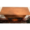 Image 4 : Wood Mantel Electric Fireplace - Designed To Provide Supplemental Heat & Ambiance