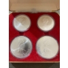 Image 2 : 1976 Montreal Olympics Silver Coin Set in Original Case