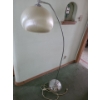 Vintage Floor Lamp with White Shade 61 T, 13 Diameter Base 