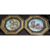 Image 1 : Pair Of 1980/81 Framed Royal Doulton Lisette DeWinne Plates