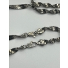 Image 2 : 2 Sterling Silver Necklaces Tested Marked 925 Totaling 32.17 grams