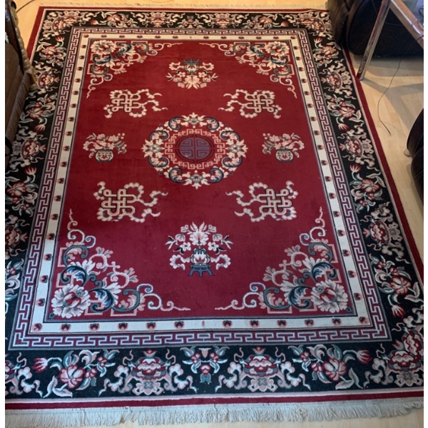Large Asian Area Rug 11Ftx8Ft