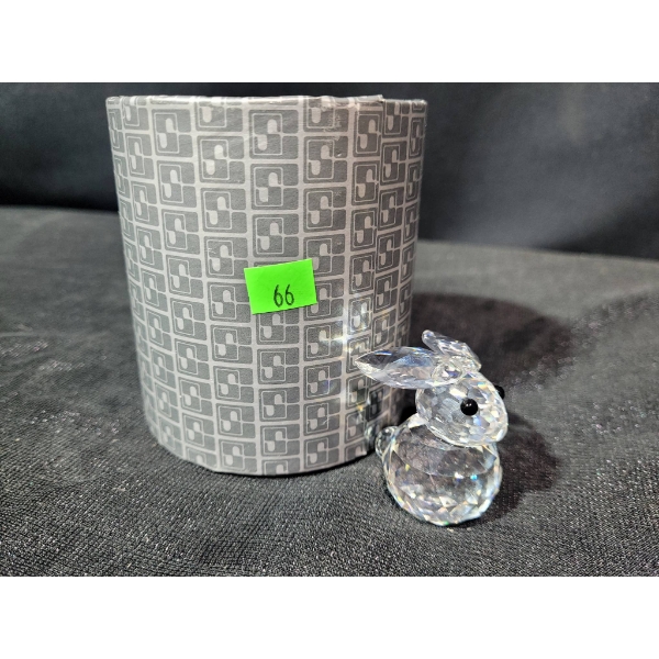 Swarovski Crystal Rabbit Figurine with Original Packaging