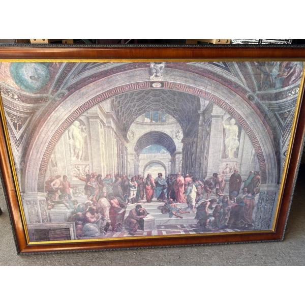 Italian Renaissance Artist Raphael - 'The School Of Athens' Art Print