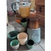 Image 2 : Outdoor Essentials - Pottery & Ceramic Planters w/ Antique Buckets 