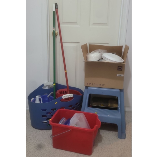 Laundry Basket Stool Broom and More to Keep Your House Spic & Span  With Green Machine Steamer