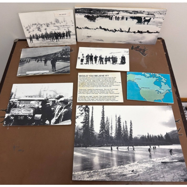 Historic Dawson City Hockey Team and Landscape Memorabilia
