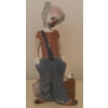Image 1 :  LLADRO Porcelain Sad Clown w/ Canine Companion 8T
