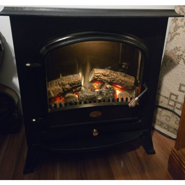 Dimplex Space Heater Fireplace Tested Slight Damage 24L x 16D x 26T