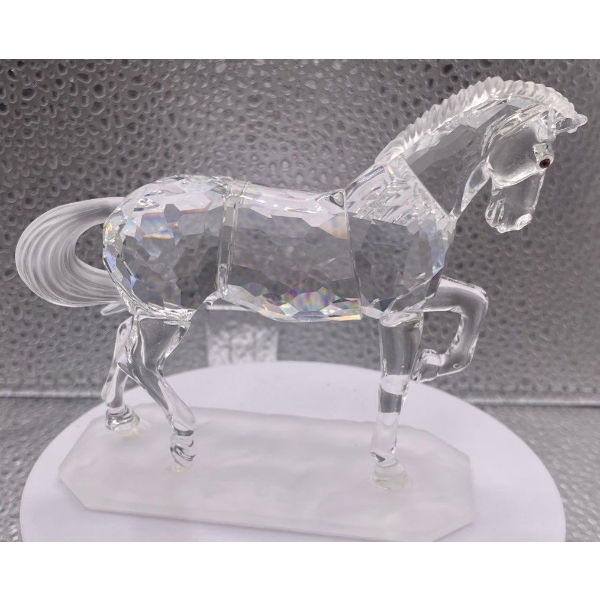 Swarovski Crystal Arabian Stallion Statue 