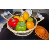 Image 4 : Collection Of Kitchen Supplies  Toaster, Tray Fake Fruit Bowl, The Ove'Glove, Kitchen Aid Items & Mo
