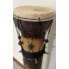 Image 4 : Bamboo Tribal Drum, Hand Carved & Decorated  (28T) 