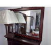 Image 4 : Electric Fireplace with Mirror and Lamp