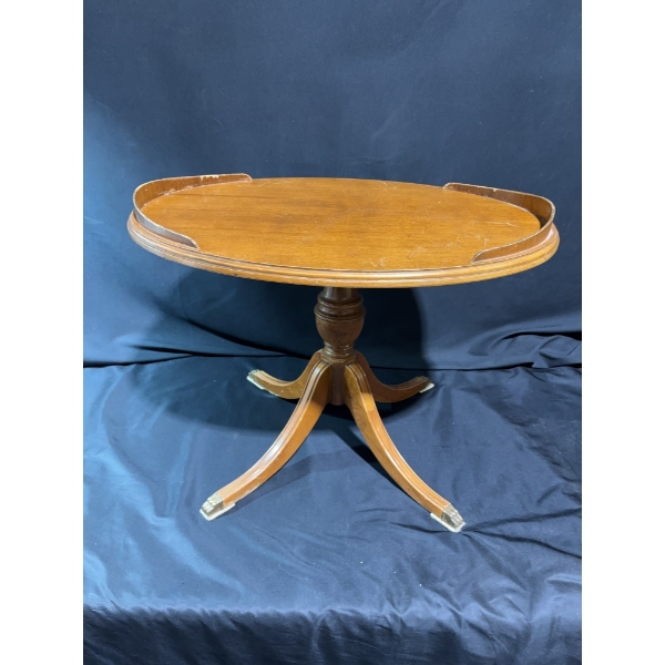 Oval Wooden Side Table