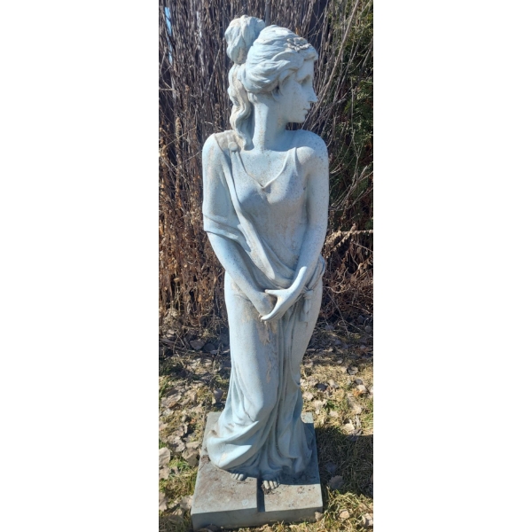Outdoor Garden Statue of Woman 14 W, 14 D, 49 T 