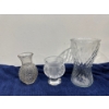 Image 1 : Glass Vases 8H 5H 6H