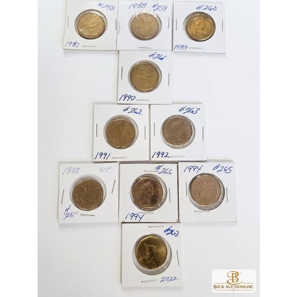 Canadian Coins 1987-1994, 2022
