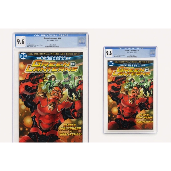 Green lanterns #35 DC comics 2018 grade 9.6 