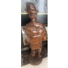 Image 2 : Hand Carved Myrtle Wood Gypsy Man 46T