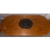 Image 2 : Oak Double Pedestal Coffee Table  52x23x17