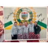 Image 3 : autographed picture and curling broom by the Norwegian curling team at the Granite curling club in E