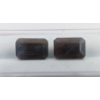 Image 1 : 9.51 ct Certified Midnight Sapphire Gemstone Pair Octagon Cut ($8,750 Appraisal)