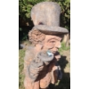 Image 2 : Resin Mad Hatter garden Decor 9 W, 9 D, 27 T