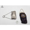 Image 2 : Collection Of Antique Silver Toned A Victorian Chatelaine Which Typically Included A purse And More!