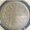 Image 2 : 1874 VF Canadian Nickel 92.5% Silver