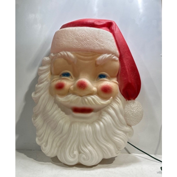 Large Wall Mount Light Up Santa Face 34Hx26W