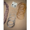 Image 3 : Costume Jewelery - Purple Beaded Belt & Necklace & More