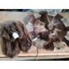 Fur Moccasins and Table Round with Pom Pom 17 Diameter