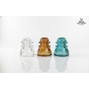 Image 4 :  Vintage Hemingray No. 42 Glass Electrical Insulators. 