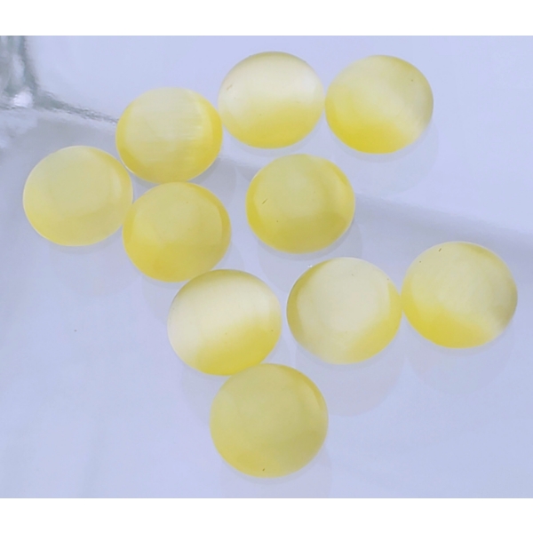 Yellow Cat's Eye Quartz Parcel (30 ct total, 10 mm)