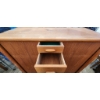Image 11 : Teak Mid-Century Modern Dresser by Dyrlund With Sliding Doors and Drawers