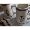 Image 4 : Ukrainian Design Cookie Jar 9 T, Pair of Vases 11 T, Steins Salt/ Pepper Shaker Eggs and More!