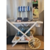 Image 1 : Lemonade Cart 24x29x28 w/ Folding Outdoor Seats Lawn Golf Game & More 
