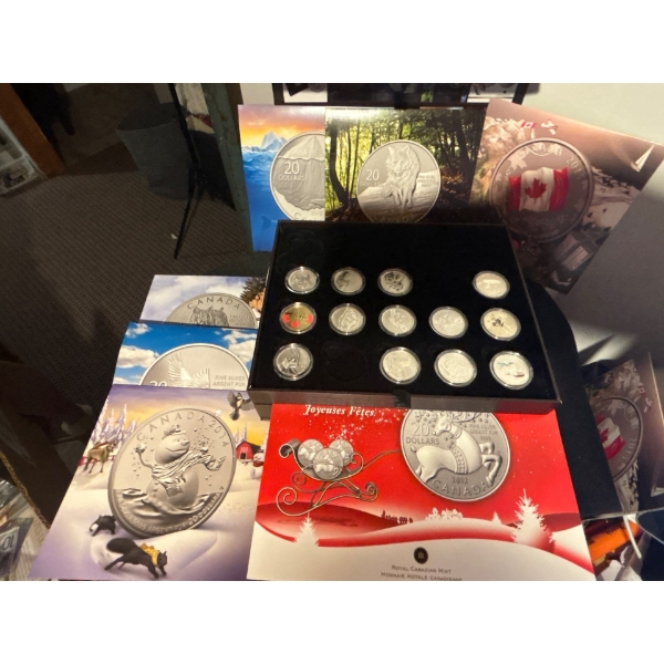 2011-2015 $20 for $20 and $25 for $25 Complete 20 Coin Pure Silver Collection 3 in the Collectors B