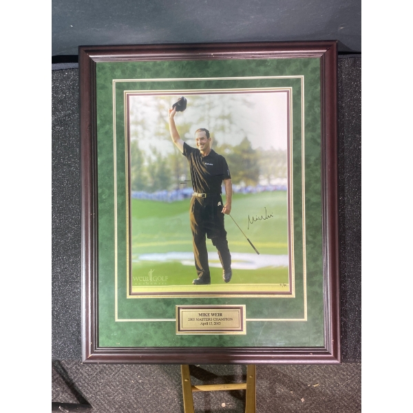 Mike Weir Signed 2003 Masters Champion Limited Edition Framed Photo