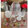 Image 4 : Assortment of Crystal & Clear Glassware w/ Fruity Napkin Holders